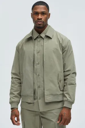 Ansel Tech Zip Jacket - Olive