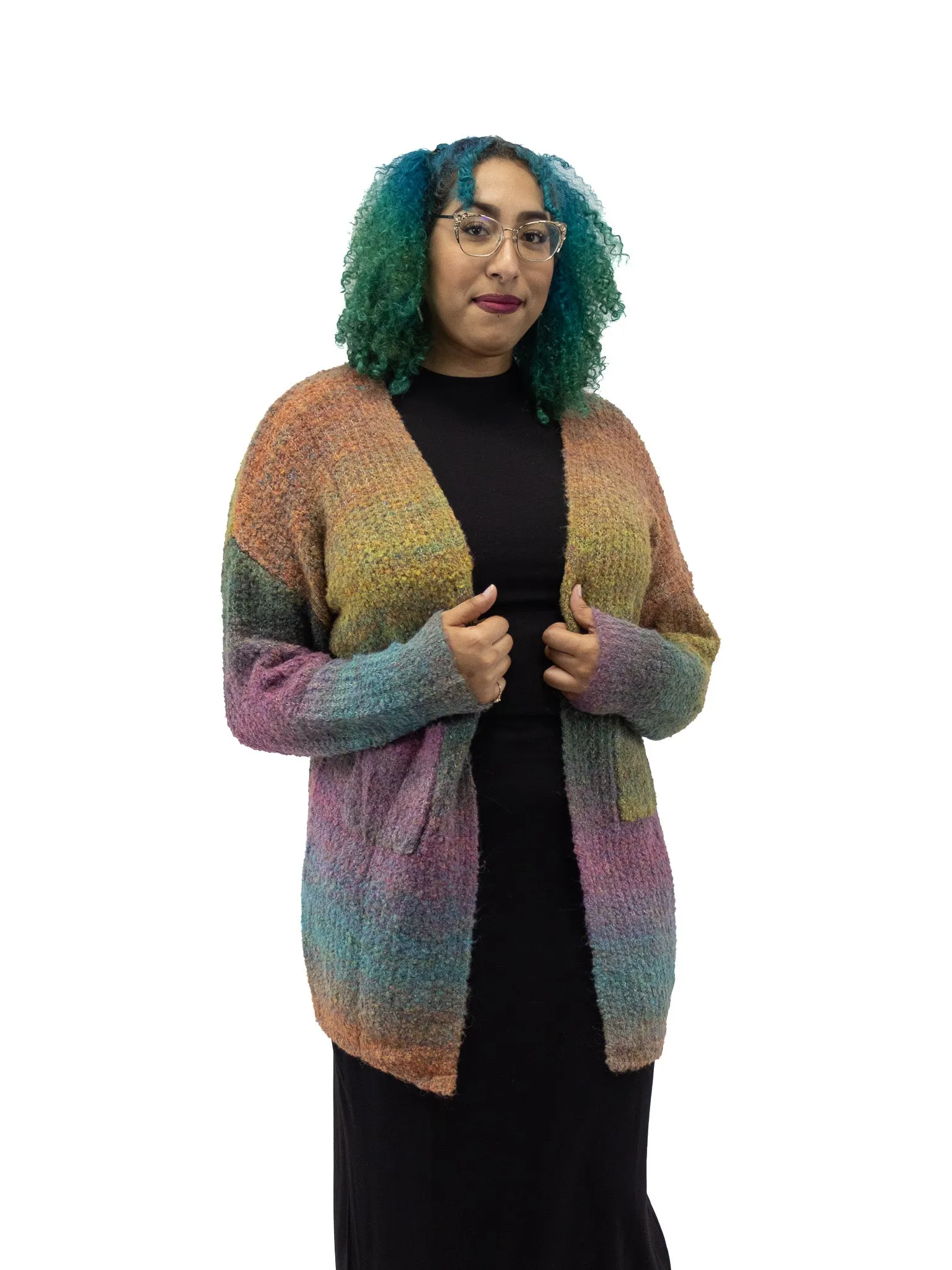 Art Teacher Multicolored Cardigan