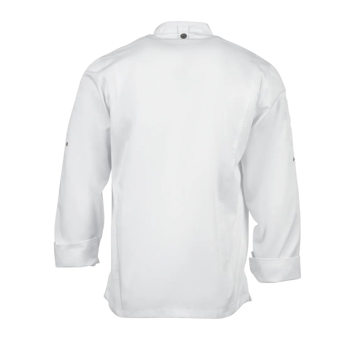 BB264-XXL Chef Works Unisex Hartford Lightweight Chef Jacket White Size XXL