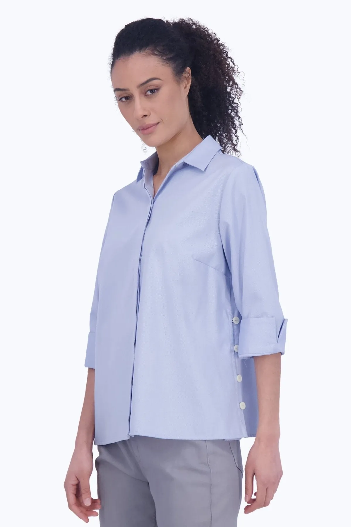 Beatrice Plus No Iron Cavalry Twill Shirt