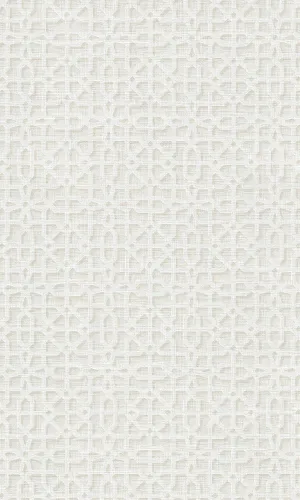 Beige Interlock Wallpaper R6855