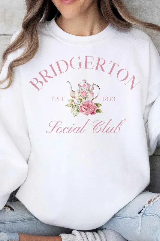 Bridgerton Social Club Oversized Sweatshirt