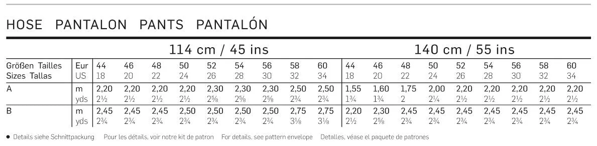 Burda Pattern 6859 (34-50)