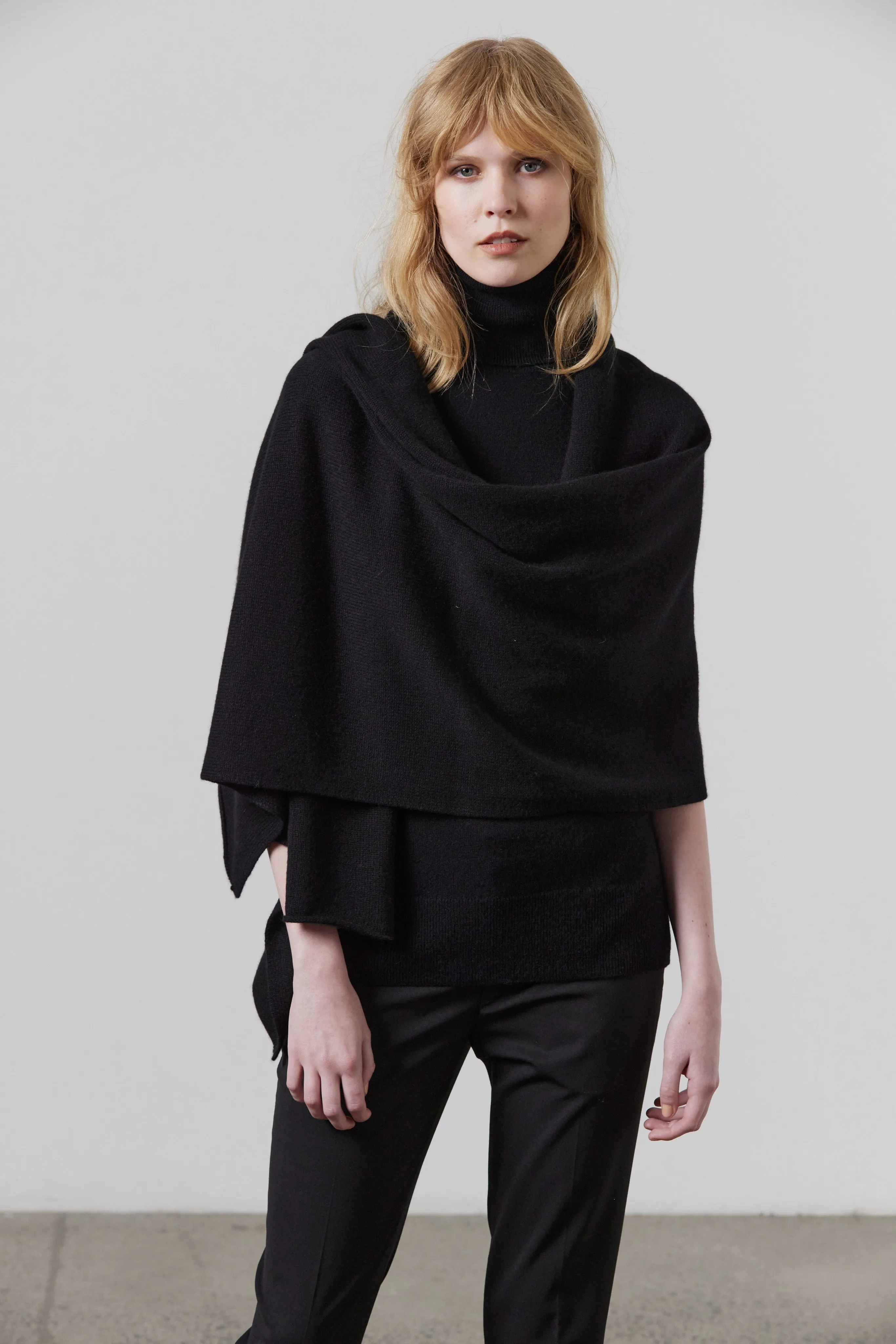 Cashmere Scarf - Black