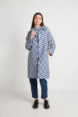 Ceres Coat - Blue Quilting