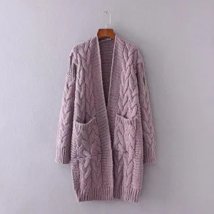 Chunky Knitted Warm Cardigan