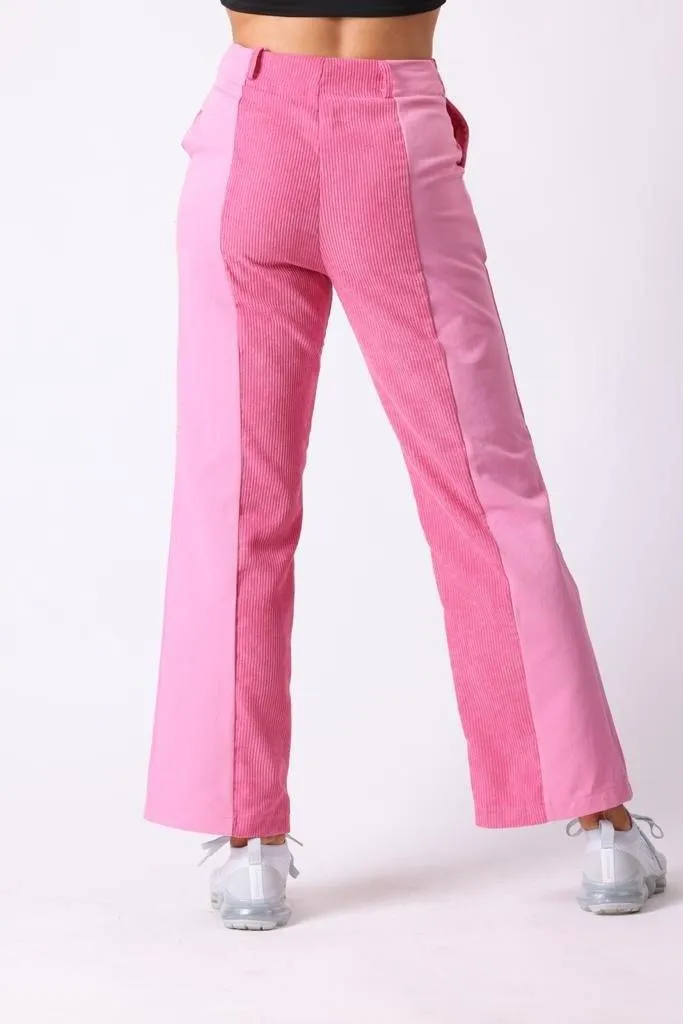 Cord Trousers in Pink