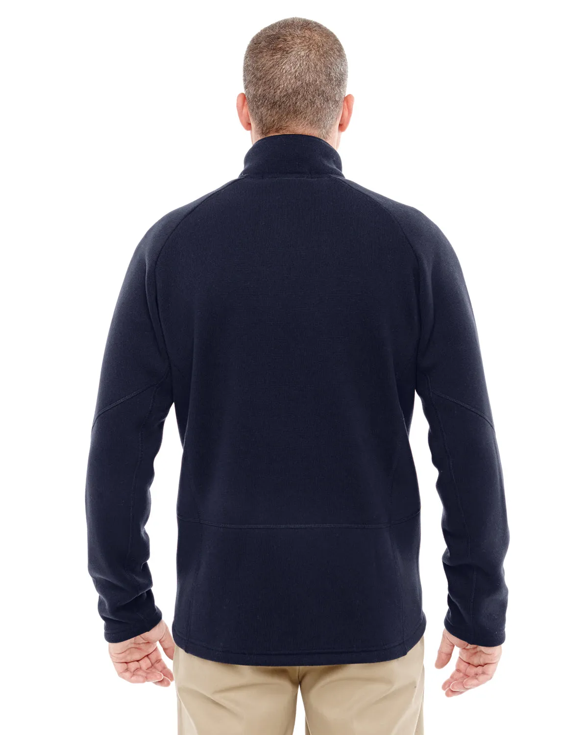 DG792 Devon & Jones Adult Bristol Sweater Fleece Quarter-Zip