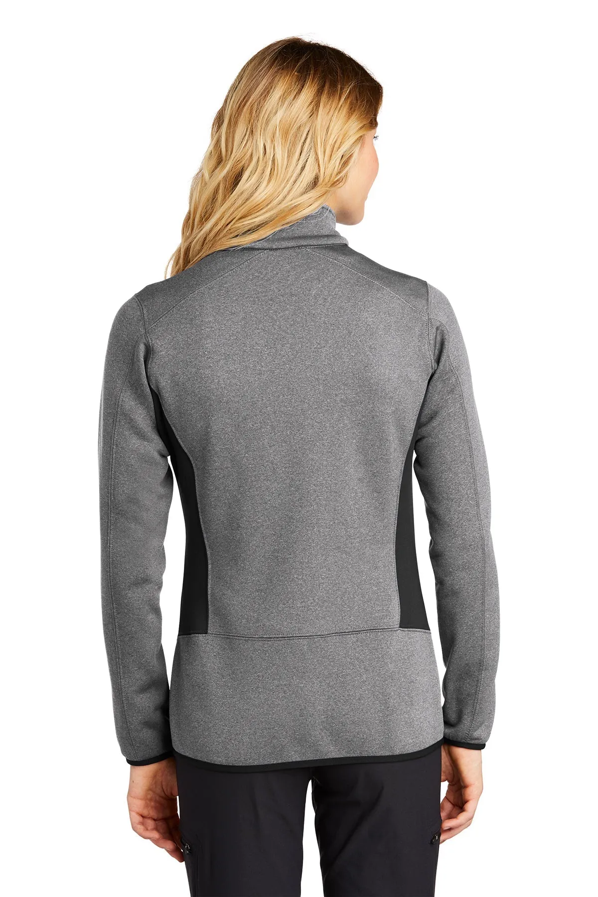 Eddie Bauer Ladies Custom Stretch Fleece Jackets, Grey Heather