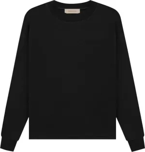 Fear of God Essentials Relaxed Crewneck 'Stretch Limo' Sweatshirt, Black