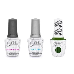 Gelish Combo - Base, Top & Miss Crawly Chic