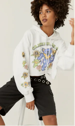 GRATEFUL DEAD SUNSHINE DAYDREAM CROPPED HOODIE