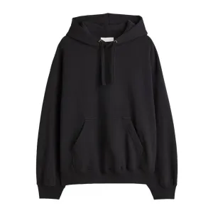 H&M Oversized Fit Cotton Sweatshirt, Dusty Black