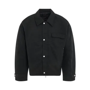 Heavy Nylon Smart Jacket in Black