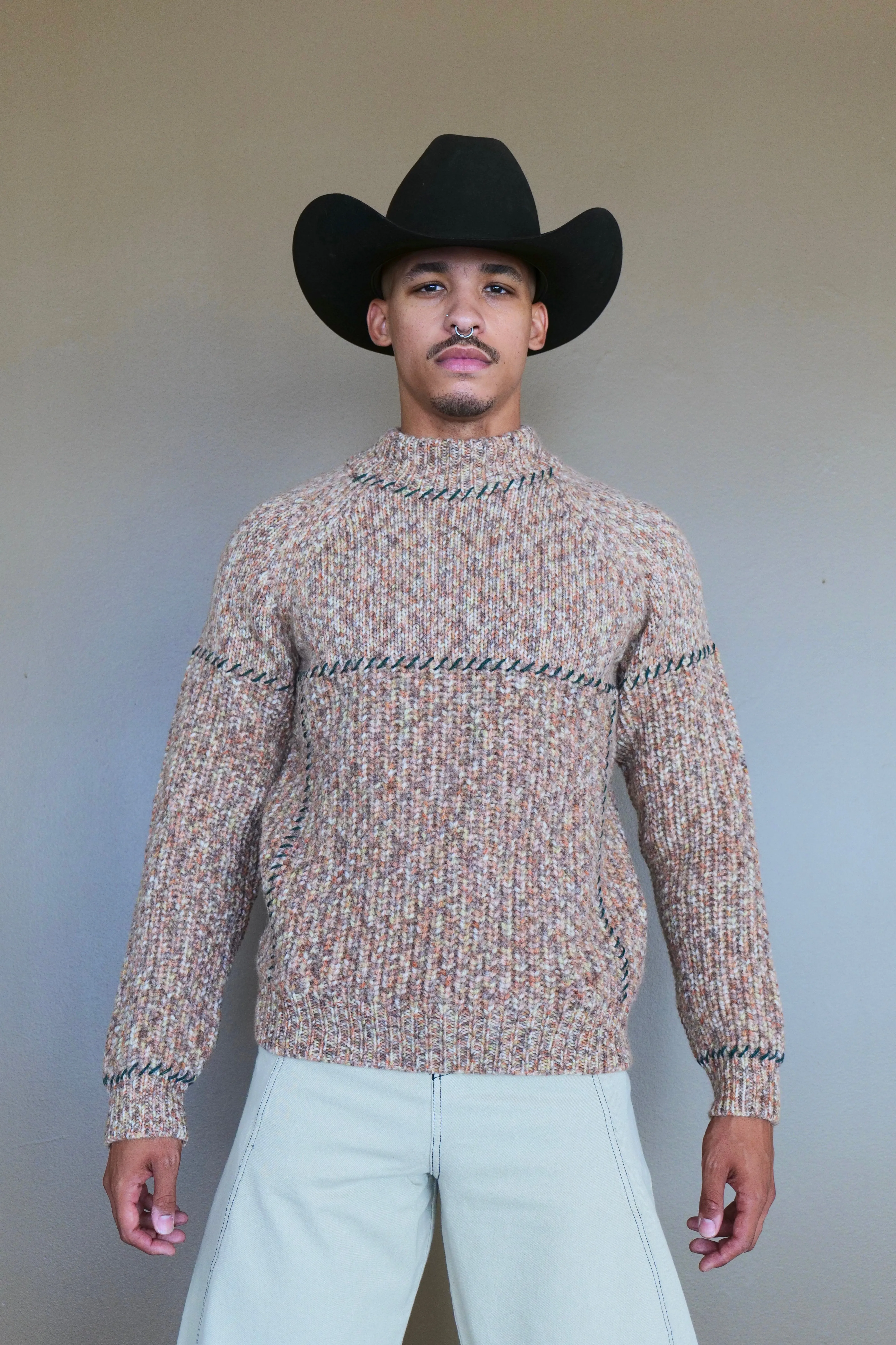 Henrik Vibskov STITCH JUMPER - FALL MIX