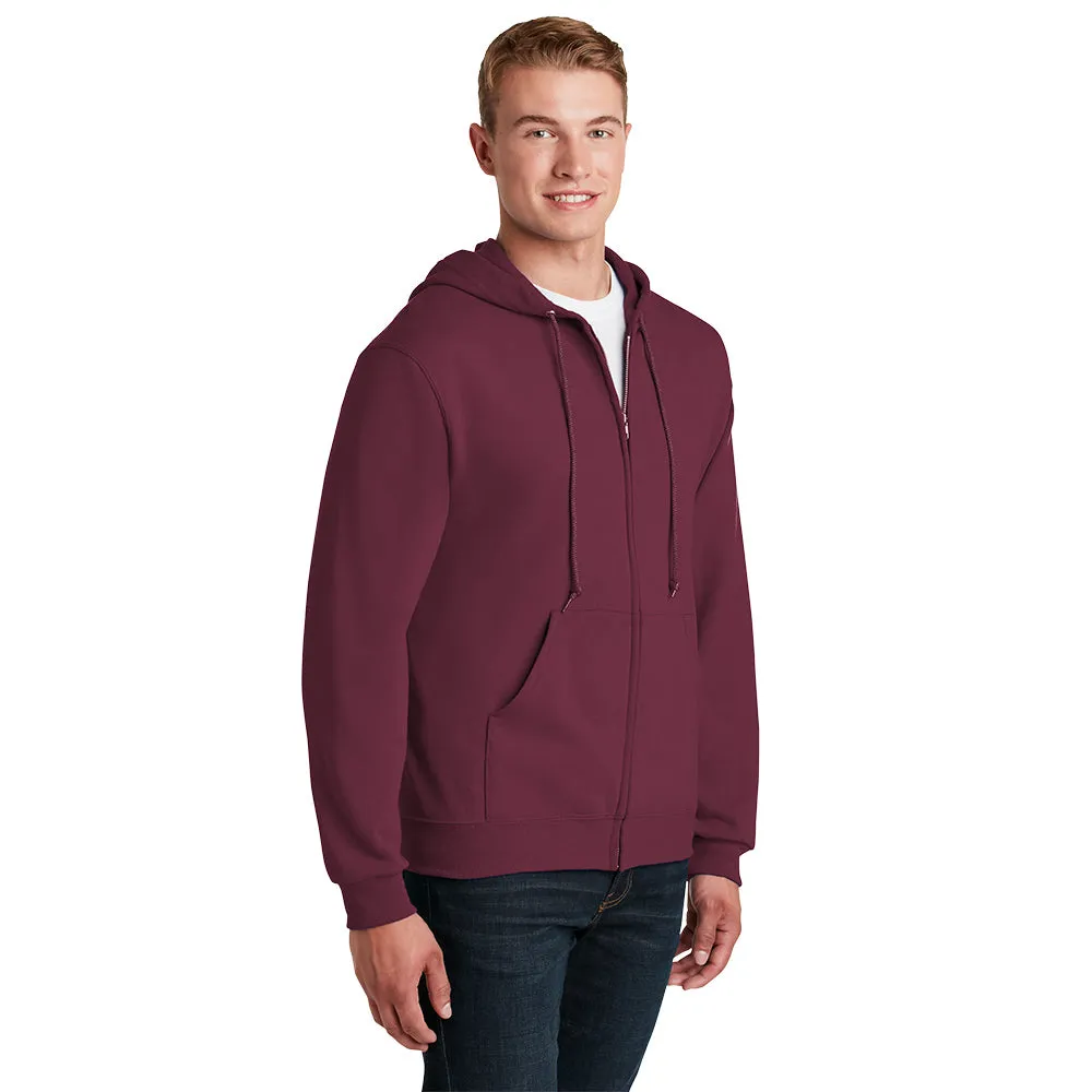 Jerzees® - NuBlend® Full-Zip Hooded Sweatshirt - Maroon