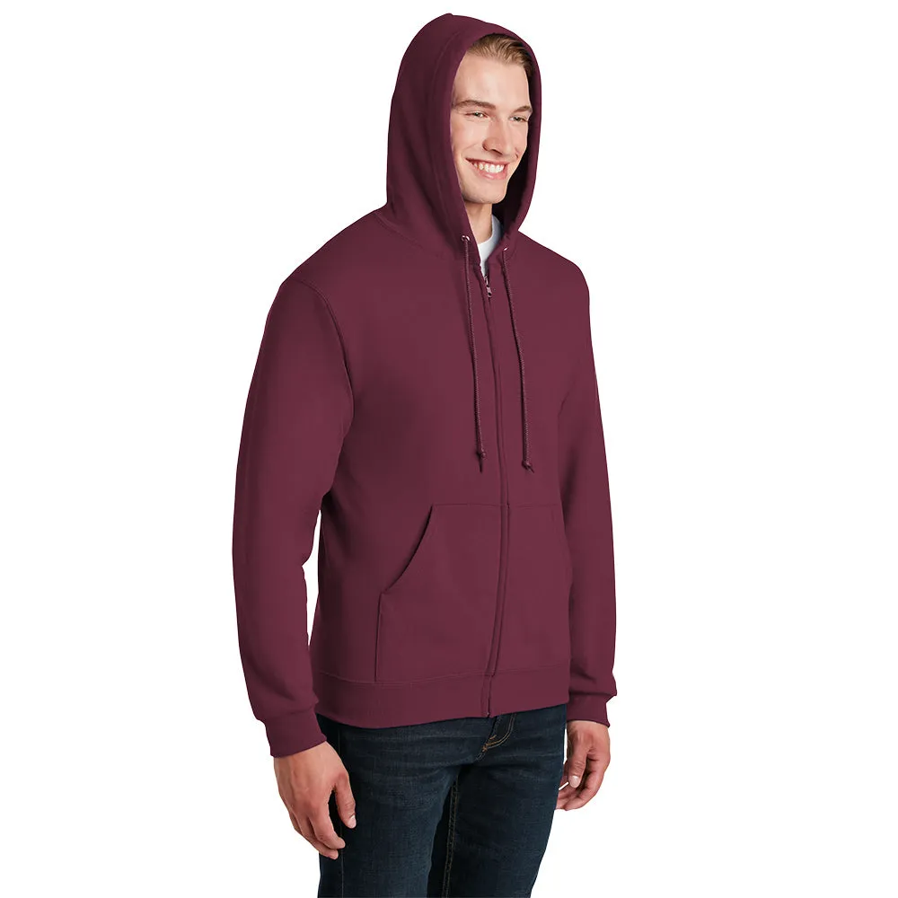 Jerzees® - NuBlend® Full-Zip Hooded Sweatshirt - Maroon