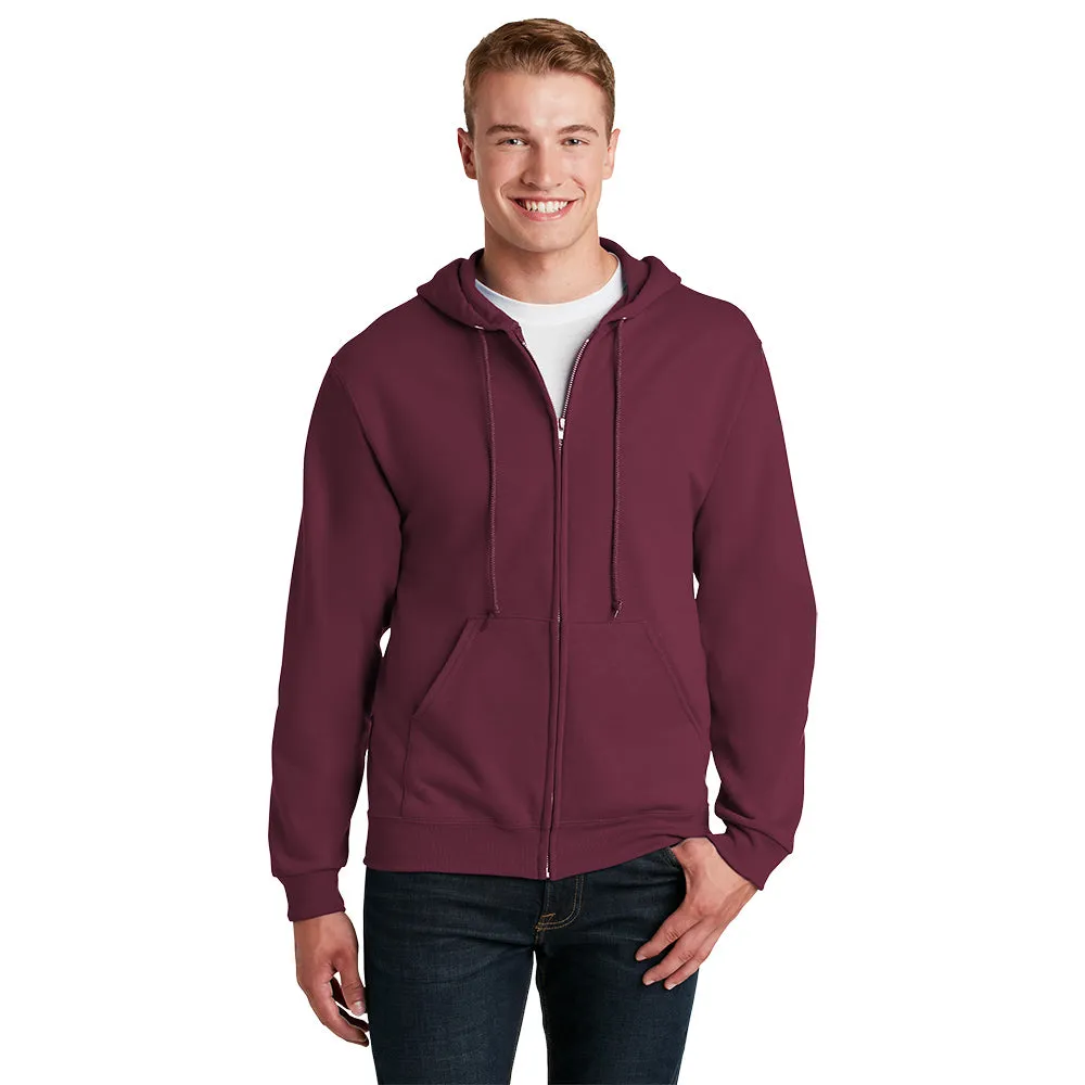 Jerzees® - NuBlend® Full-Zip Hooded Sweatshirt - Maroon