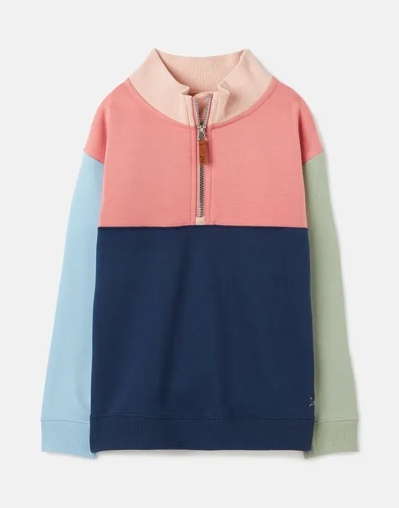 Joules Girls Elliot 1/4 Zip Sweatshirt