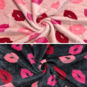 Kisses Cuddle Fleece Fabric