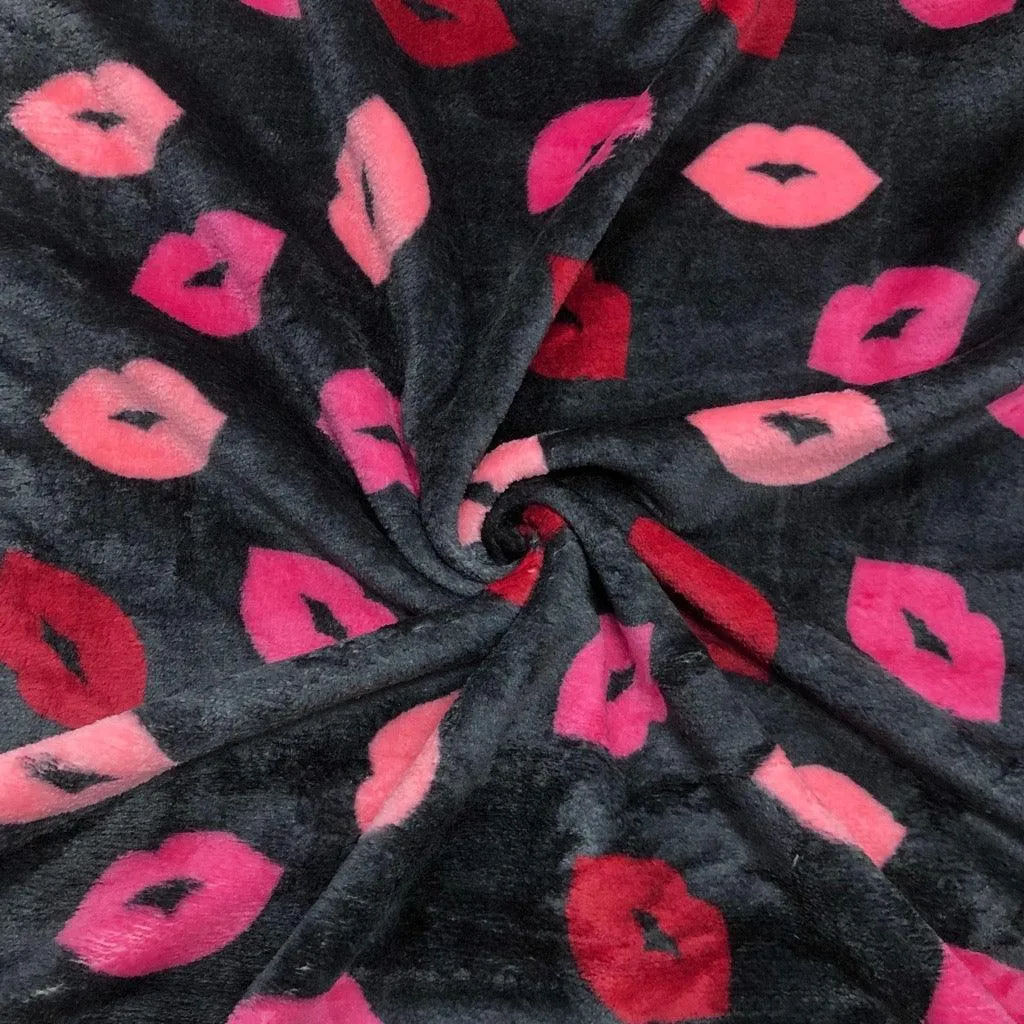 Kisses Cuddle Fleece Fabric