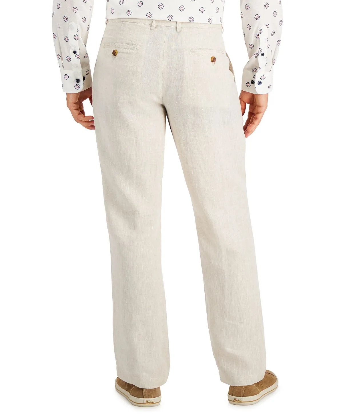 Men's 100% linen trousers Club Room