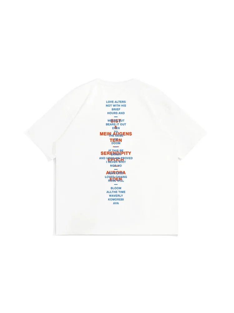 Men'S Cotton Letter Tees