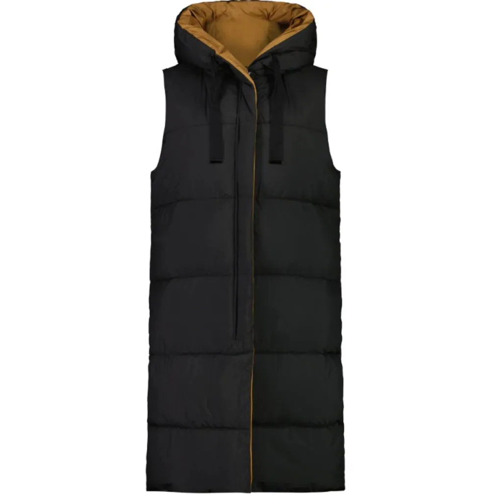 Moke Kyri Reversible Long Puffer Vest