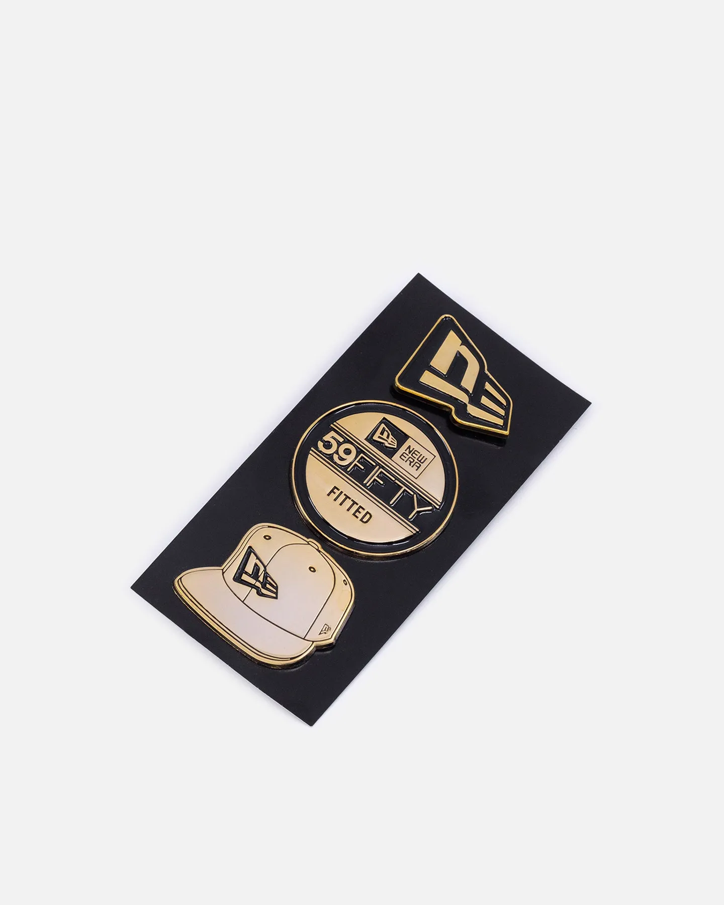 New Era Pins 3 Pack Brushed Gold