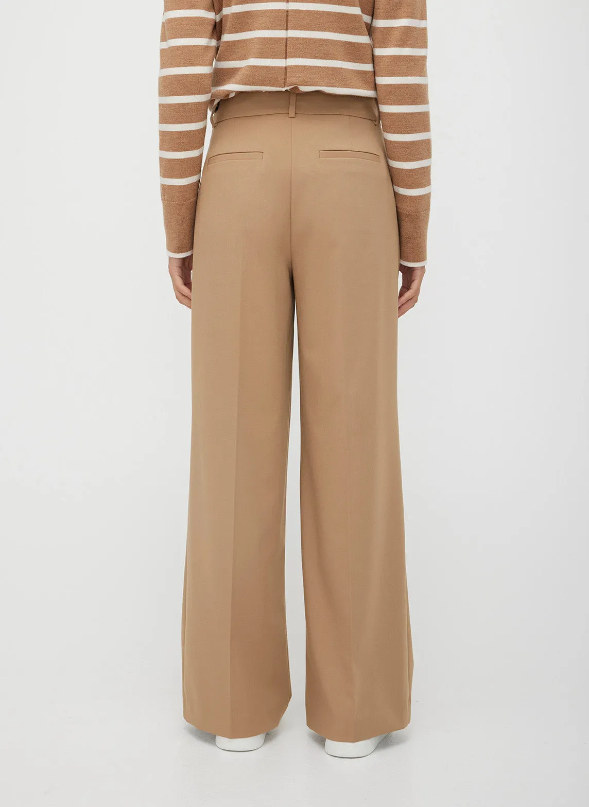 On Time Pleated Trousers