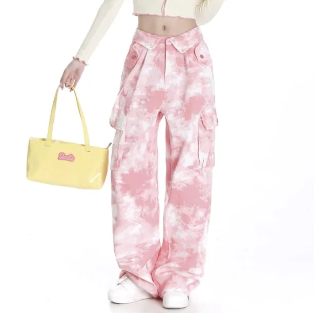 Pastel Camouflage Cargo Pants