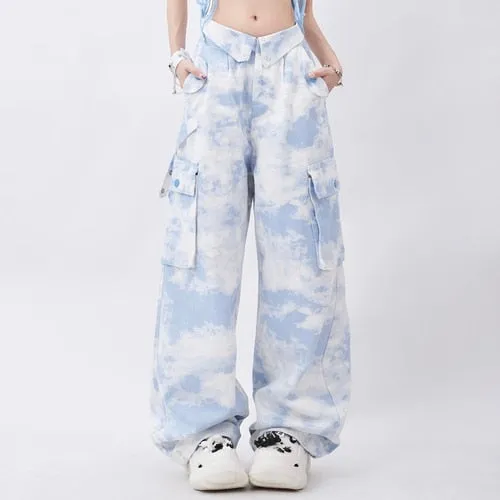 Pastel Camouflage Cargo Pants