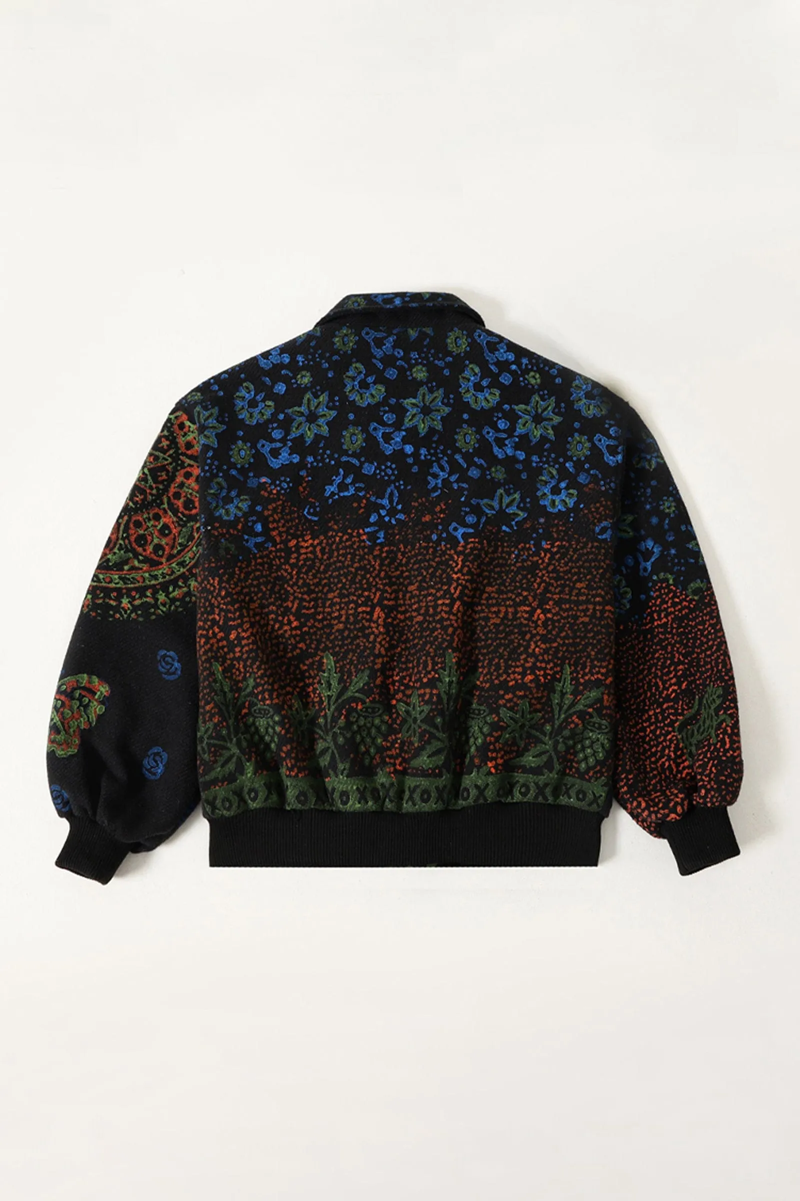 "LOST IN TRANSLATION" BLOCKPRINT BOMBER VERSION 3