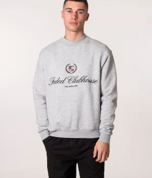 Relaxed Fit Clubhouse Logo Sweatshirt