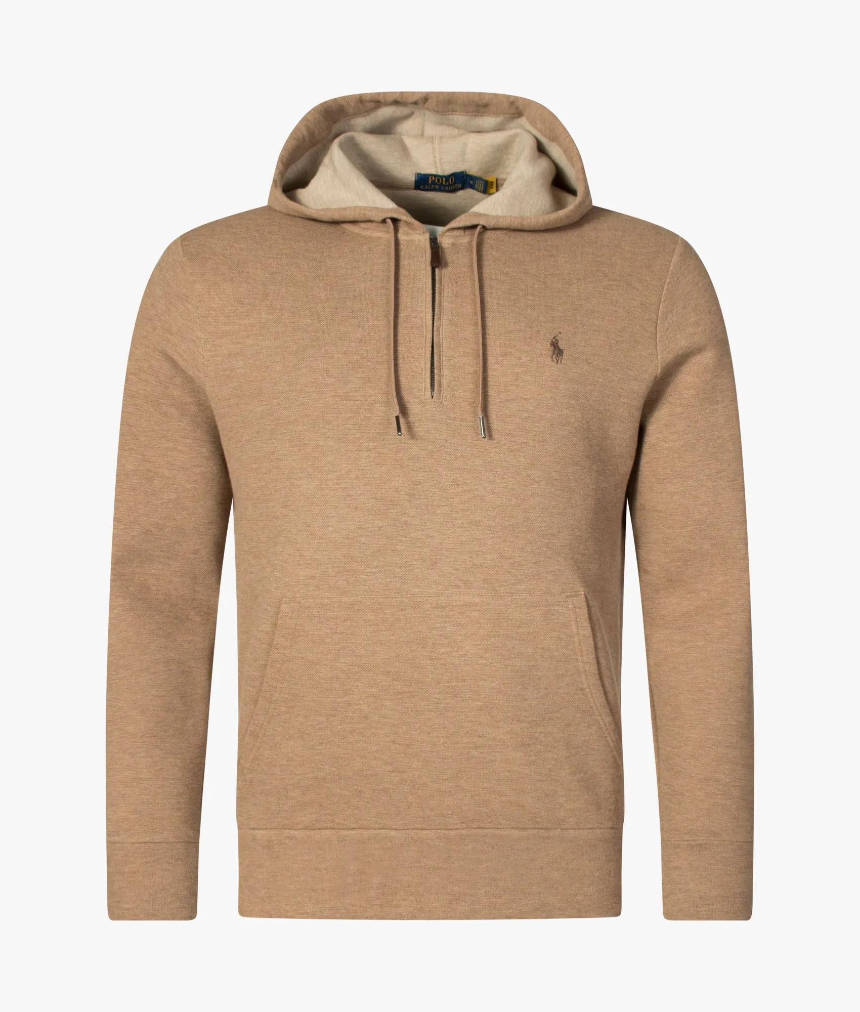 Relaxed Fit Quarter Zip Fleece Hoodie