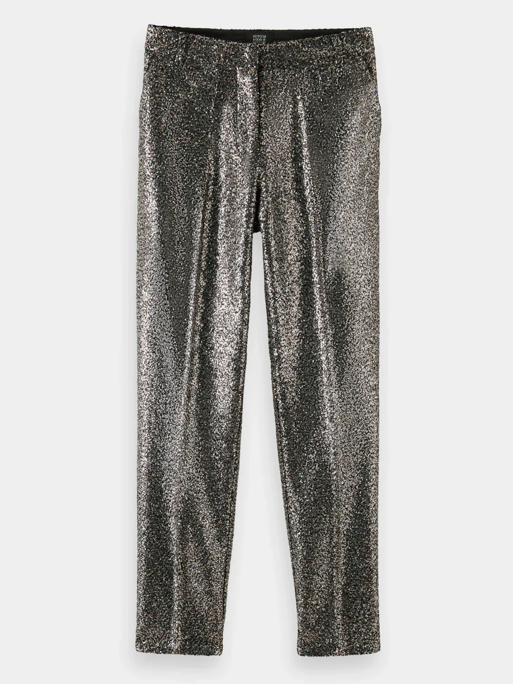 Scotch & Soda Lowry Mid Rise Slim Pant In Mixed Sequins