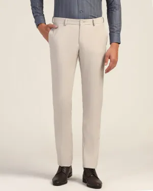 Slim Comfort B-95 Formal Beige Textured Trouser - Mazda