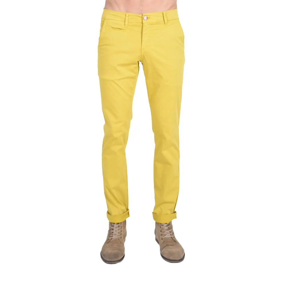 Slim Fit Chino Pants - Mustard Yellow