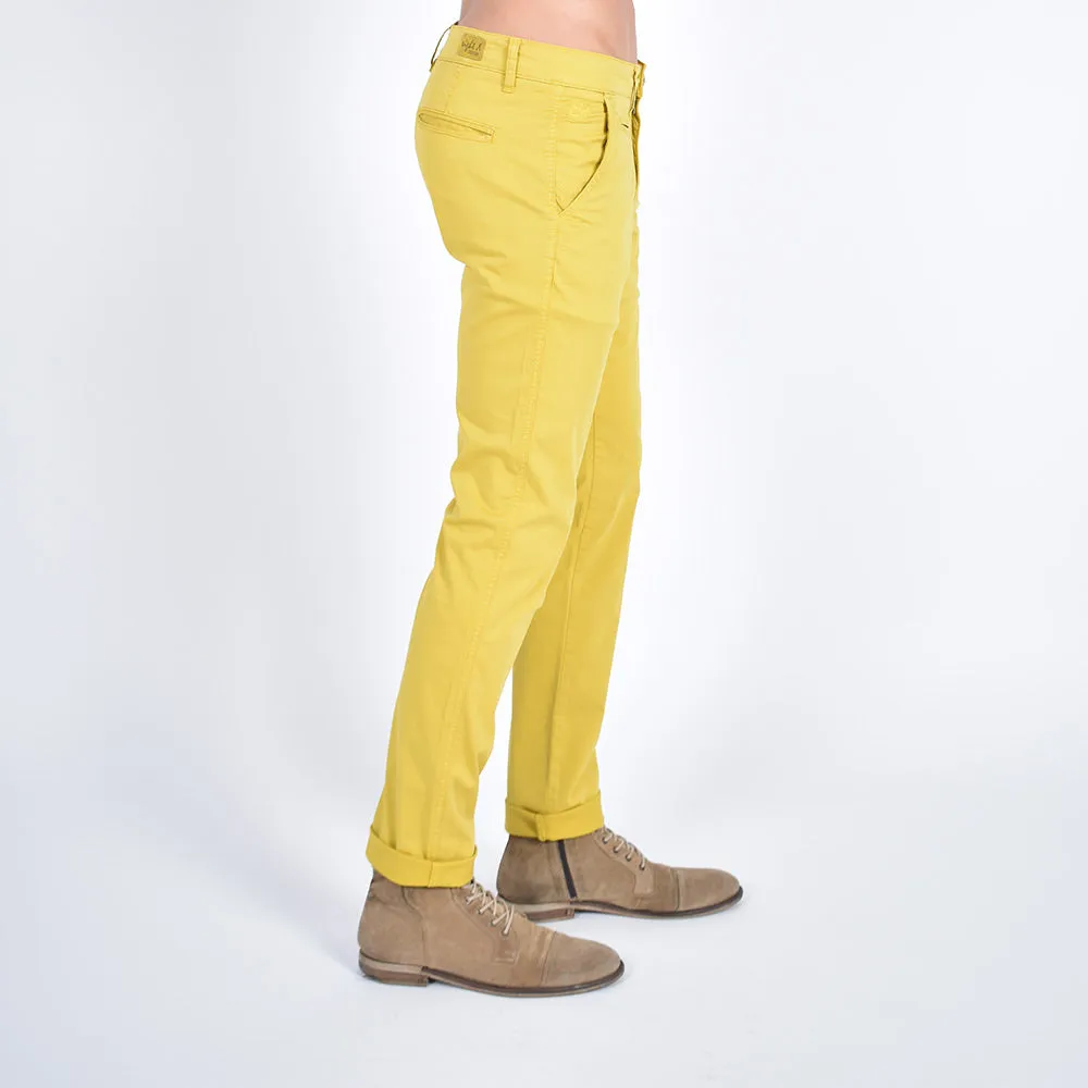 Slim Fit Chino Pants - Mustard Yellow