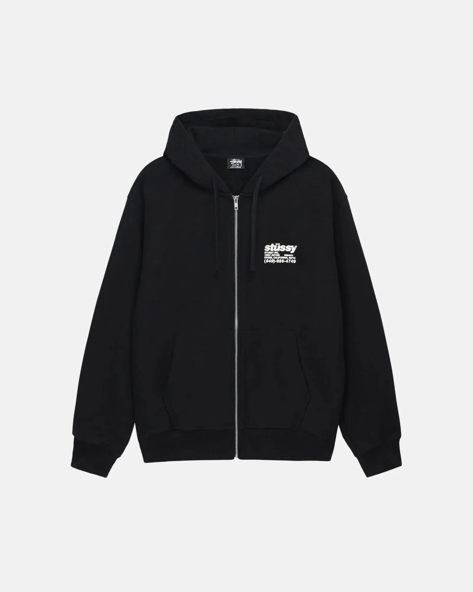 Stussy DNA Zip Hood: Black