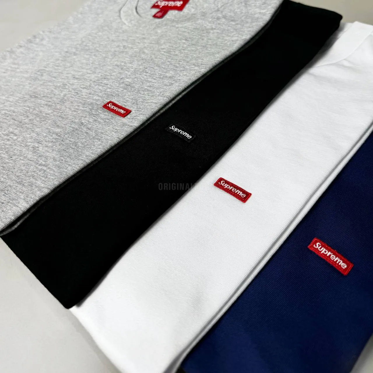 Supreme Small Box Logo Tee Navy