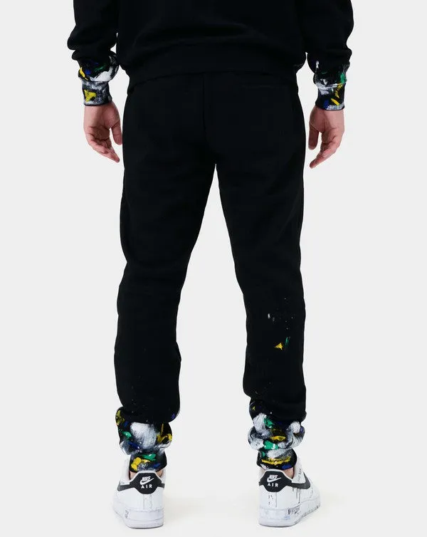 TEEK - Black Hand Paint jogger