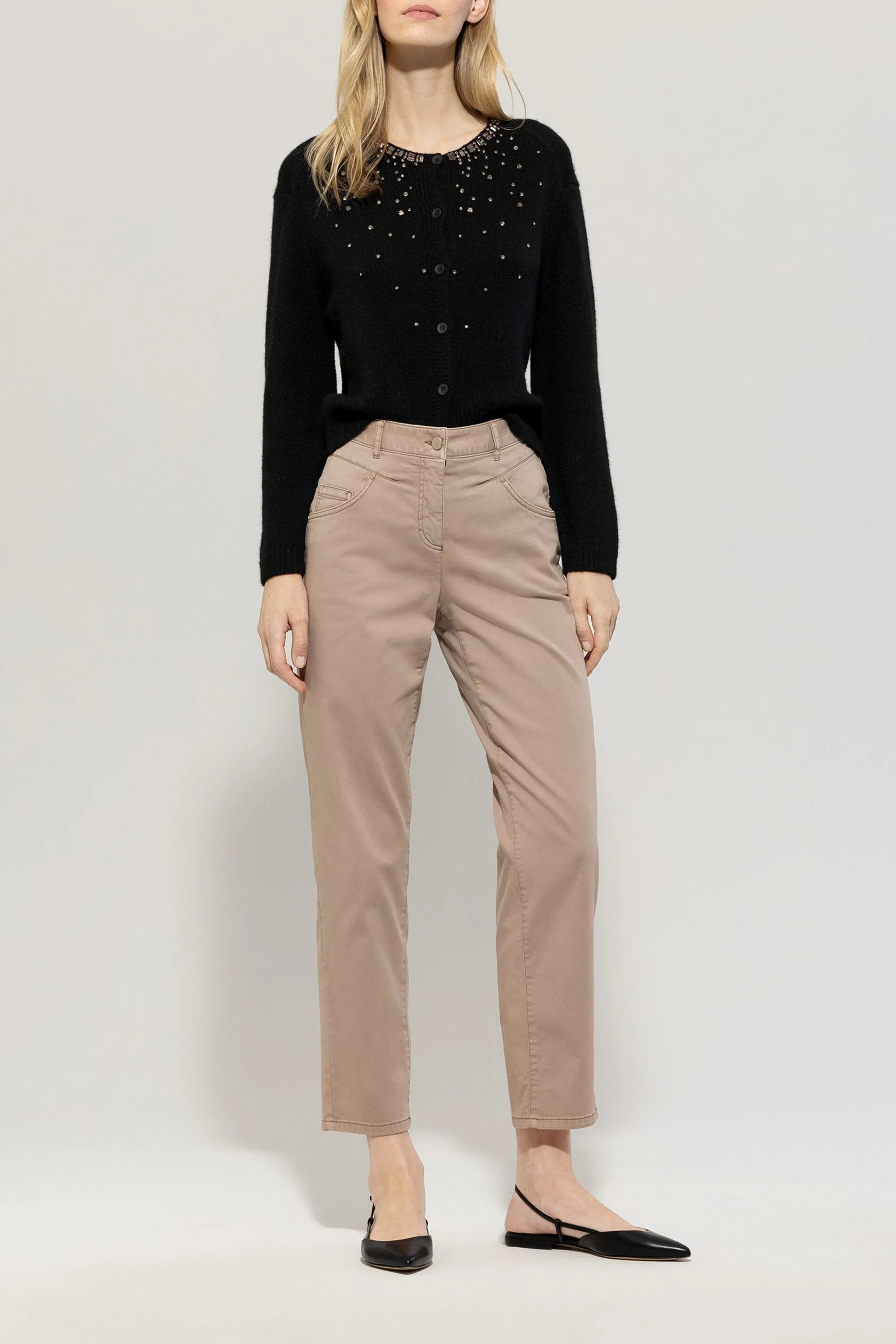 Timeless Chic Cotton Chino Style Trouser <span>618734<span>