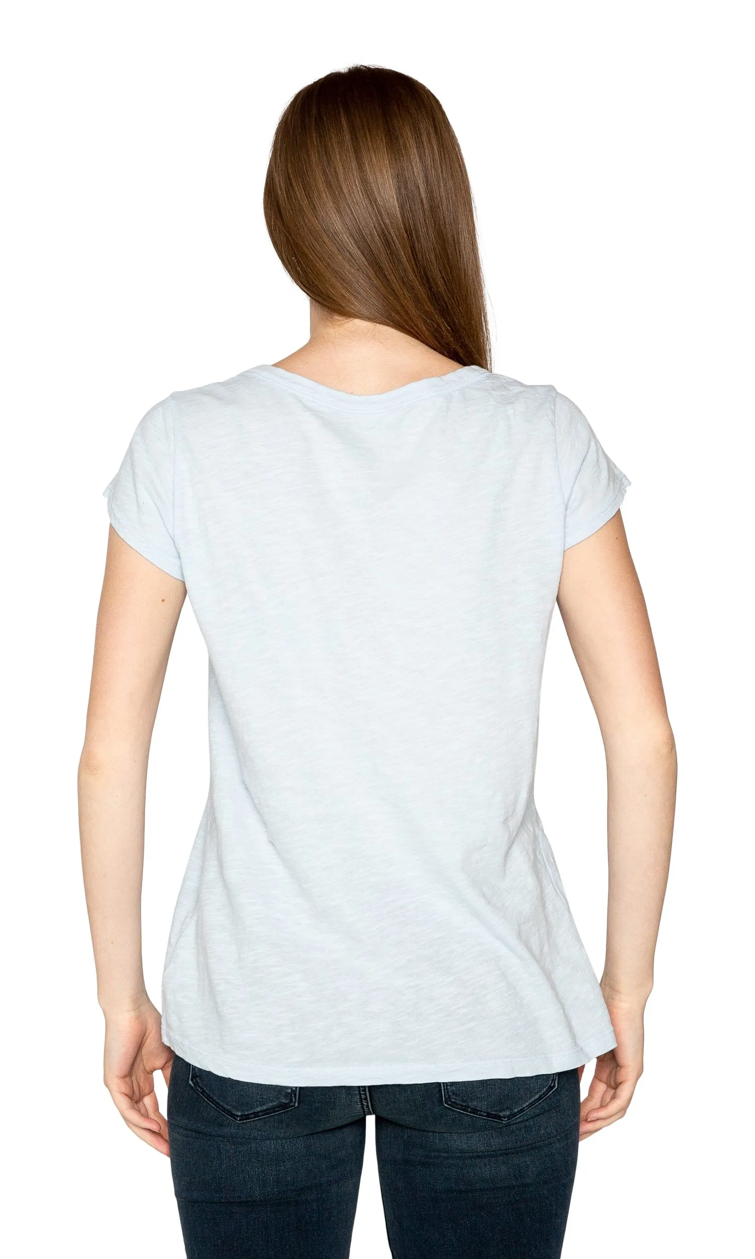 Velvet by Graham & Spencer Kira Original Slub Scoop Neck Tee