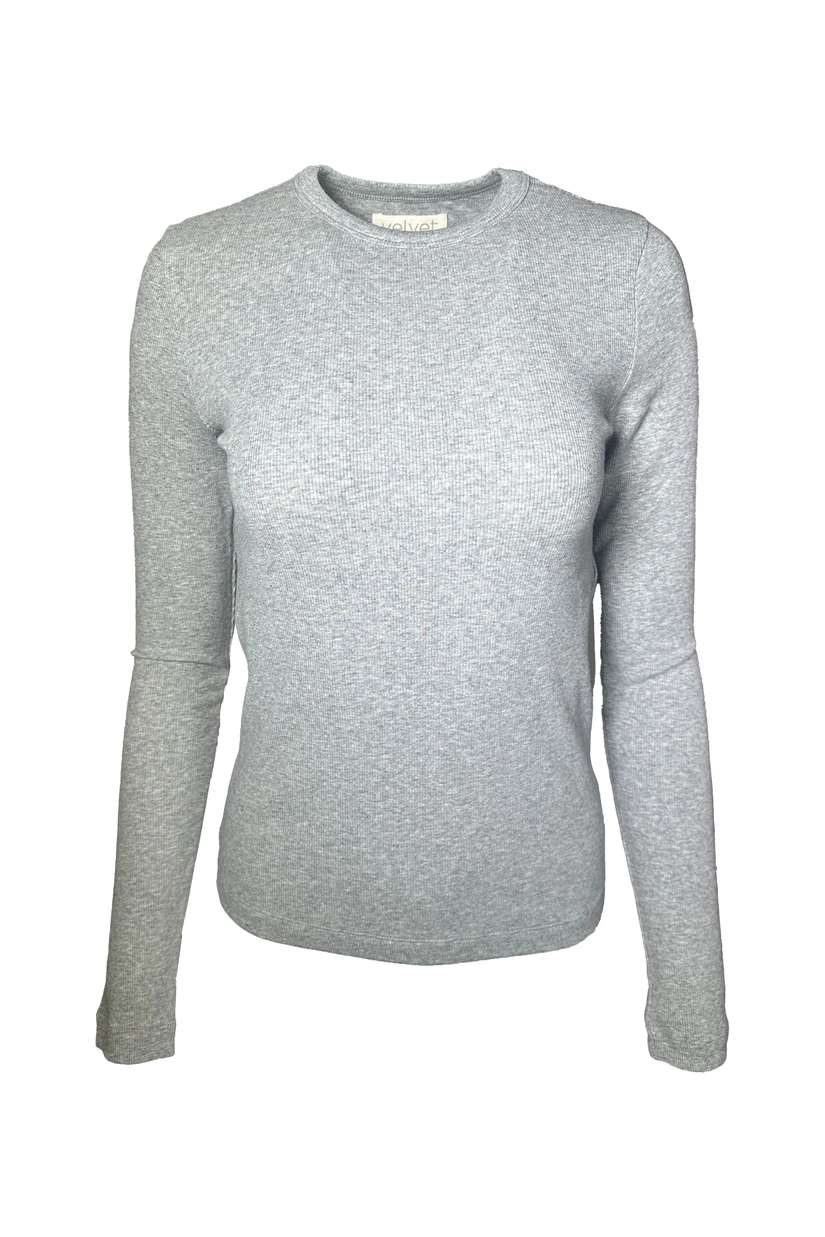 Velvet by Jenny Graham Camino 05 Tee | Heather Grey