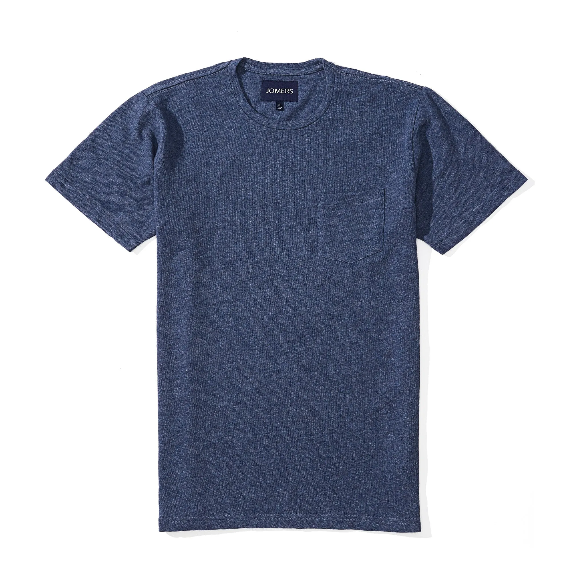 Washed Tee - Heavyweight Marine Blue Slub