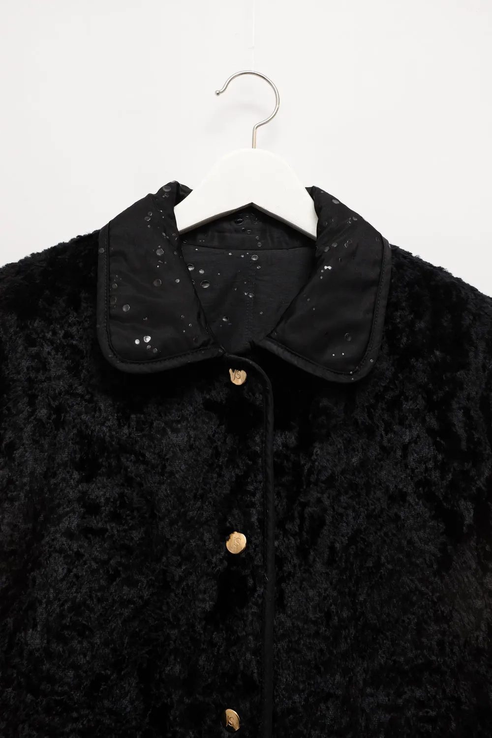 WATER DROPS WARM BLACK VINTAGE VEST